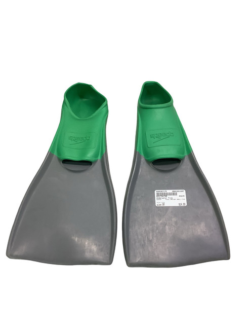 Vist Large View of Product Image Which is Used Speedo GRN/GRY SMALL FINS Underwater Fins Grey SM