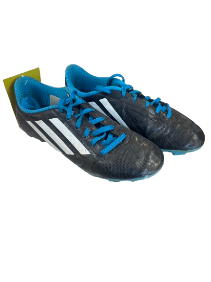 Vist Large View of Product Image Which is Used Adidas Soccer Cleats Black Junior 04