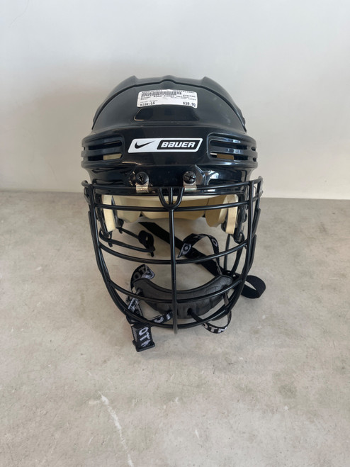Vist Large View of Product Image Which is Used Bauer 4500 COMBO Helmet Cage Combo Black LG