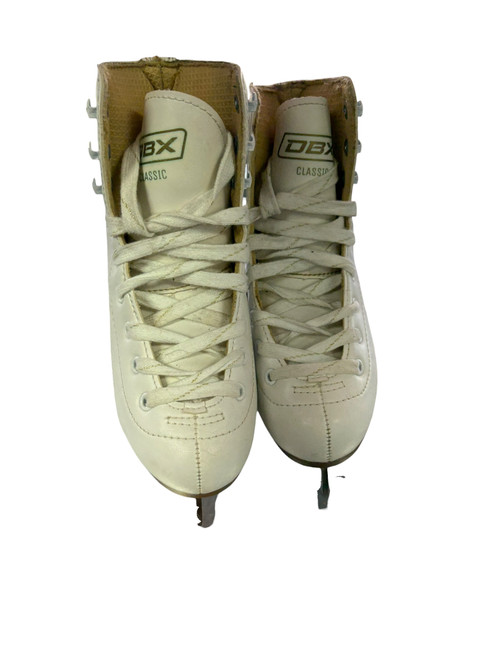 Vist Large View of Product Image Which is Used DBX WHITE SZ 13K Girls Figure Skate White Youth 13.0