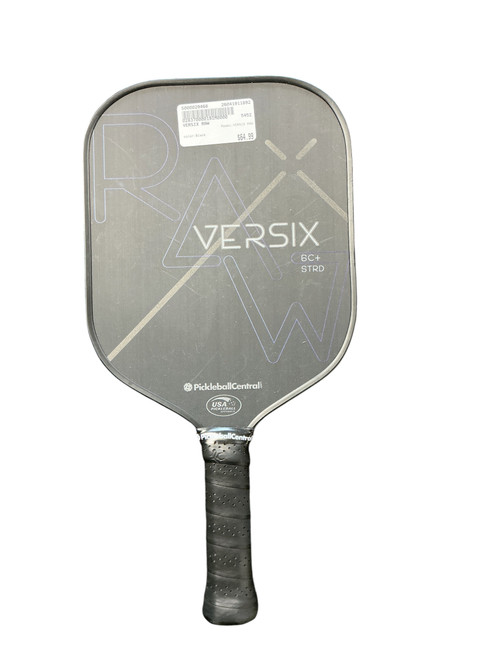Vist Large View of Product Image Which is Used VERSIX RAW Pickleball Racquet Black