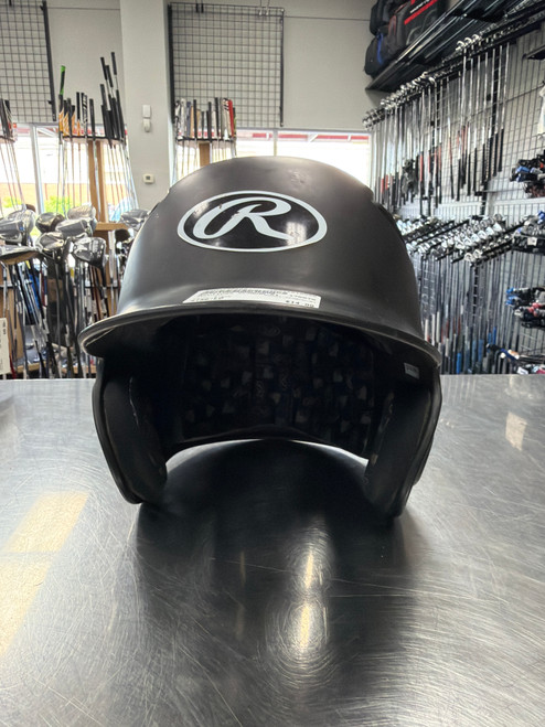 Vist Large View of Product Image Which is Used Rawlings CFABHN-R1 Batting Helmet No Mask Black LG