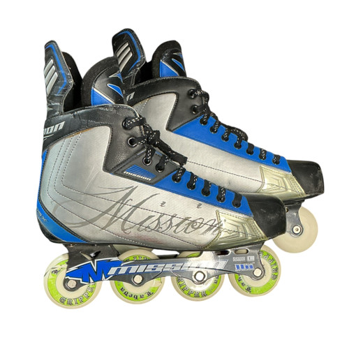 Vist Large View of Product Image Which is Used Mission DSX Senior Rec Fitness Skates Black Senior 12