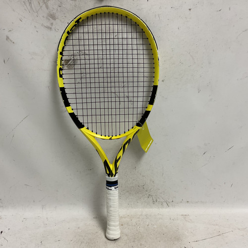 Vist Large View of Product Image Which is Used Babolat BOOST A Adult Tennis Racquet Yellow 4 1/4"