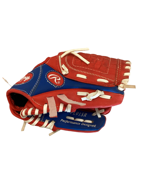 Vist Large View of Product Image Which is Used Rawlings PLAYER SERIES 9 INCH GLOVE BB/SB Glove RH Throw