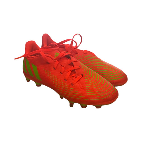 Vist Large View of Product Image Which is Adidas, Soccer, Cleats, Red, Junior, 02.5