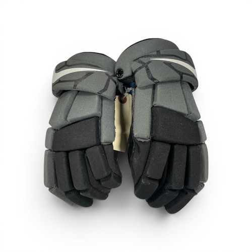Vist Large View of Product Image Which is Used Nike LACROSSE GLOVES Lacrosse Gloves Junior Grey 16"