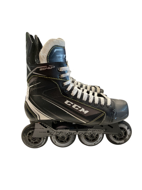 Vist Large View of Product Image Which is Used CCM TACKS 9040R SZ 9 Senior Aggressive Skates Black Senior 9