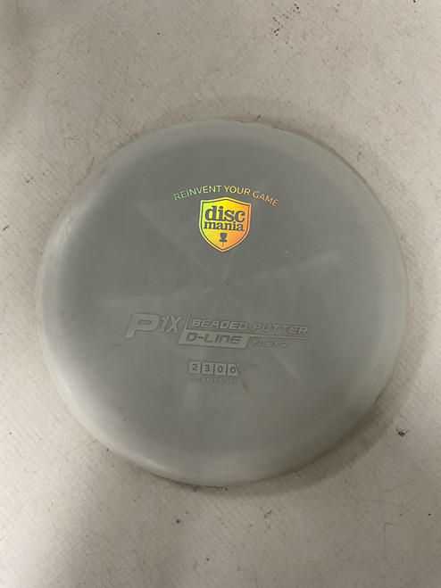 Vist Large View of Product Image Which is Used Discmania FLEX 2 D-LINE P1X Disc Golf Putter Grey