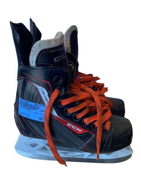 Vist Large View of Product Image Which is Used CCM JETSPEED Youth Hockey Skate Youth 13.0