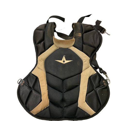 Vist Large View of Product Image Which is Used All Star ALL STAR CHEST PROTECTOR Catchers Chest Protector Black Intermed