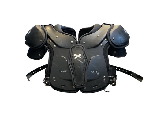 Vist Large View of Product Image Which is Used Xenith FLYTE 2 TD YTH LG FB Shoulder Pads Black LG