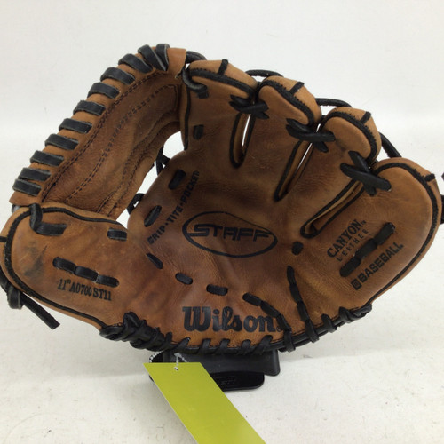 Vist Large View of Product Image Which is Used Wilson A700 STAFF 11IN RHT BB GLOVE BB/SB Glove RH Throw Brown 11"