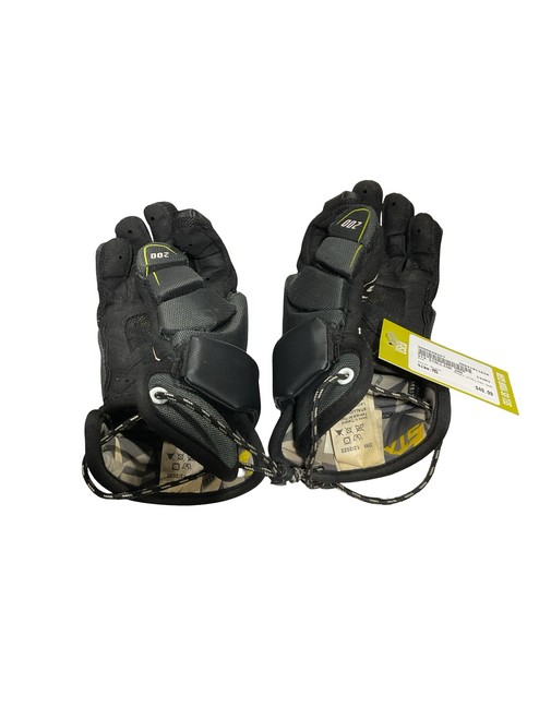 Vist Large View of Product Image Which is Used STX STALLION 200 Lacrosse Gloves Mens Black MD