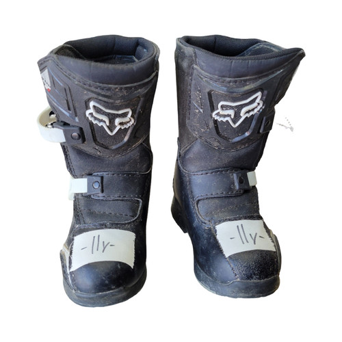 Vist Large View of Product Image Which is Used Fox COMP 5K BOOTS YTH 11 Junior Boots Black Youth 11.0