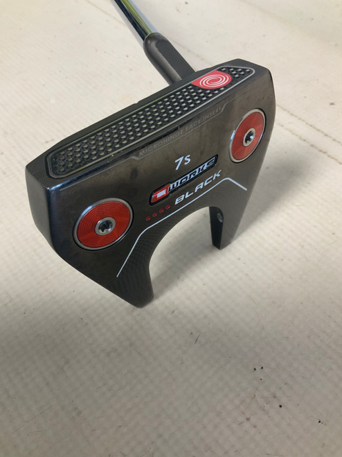 Vist Large View of Product Image Which is Used Odyssey O-WORKS 7S BLACK Mens Putter RH 33"