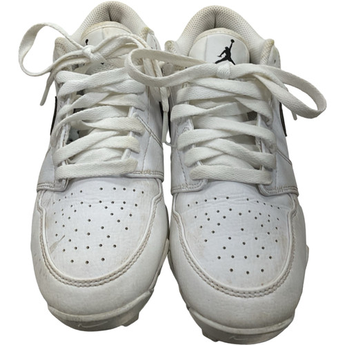Vist Large View of Product Image Which is Used Nike HF6885-100 BB/SB Cleats White Junior 04.5