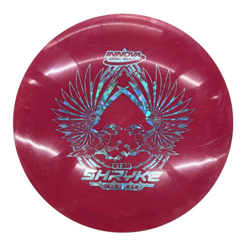 Vist Large View of Product Image Which is Used Innova STAR SHRYKE Disc Golf Driver Red 169g
