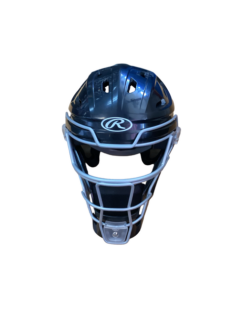 Vist Large View of Product Image Which is Used Rawlings BLACK CATCHER HELMET Catchers Helmet w/Mask Black One Size