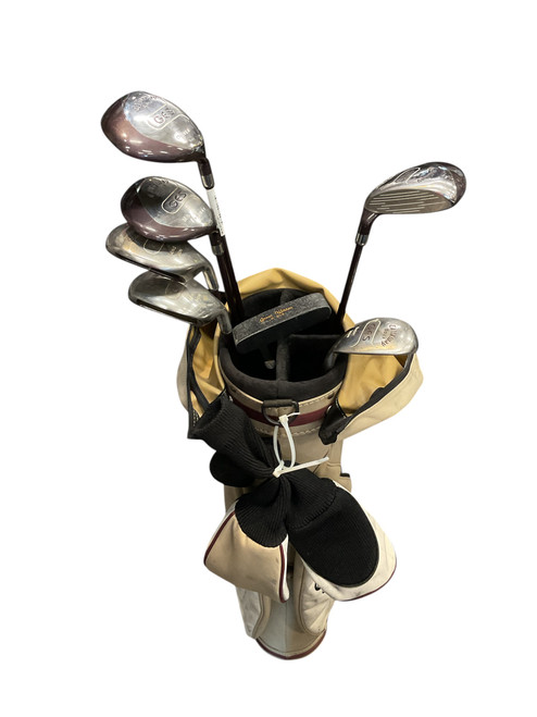 Vist Large View of Product Image Which is Used Callaway GES LADIES OFFSET Mens Package Set RH Tan 8 Piece