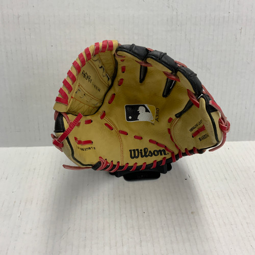 Vist Large View of Product Image Which is Used Wilson A350 AD3RB1BTR115 BB/SB Glove RH Throw Black 11 1/2"