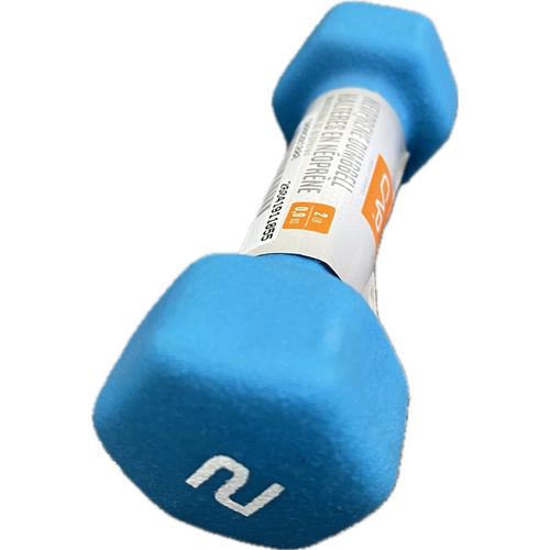 Vist Large View of Product Image Which is Used Cap Hex Dumbbell Royal Blue 2 lb