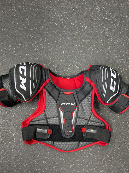 Vist Large View of Product Image Which is Used CCM FT350 SP Junior Shoulder Pads MD