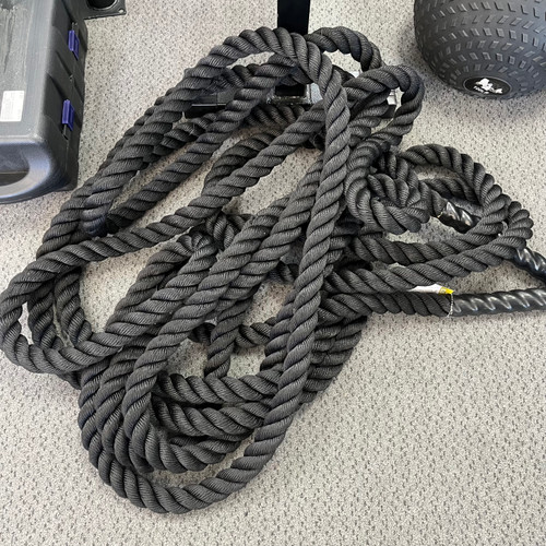 Vist Large View of Product Image Which is Used BATTLE ROPE Black