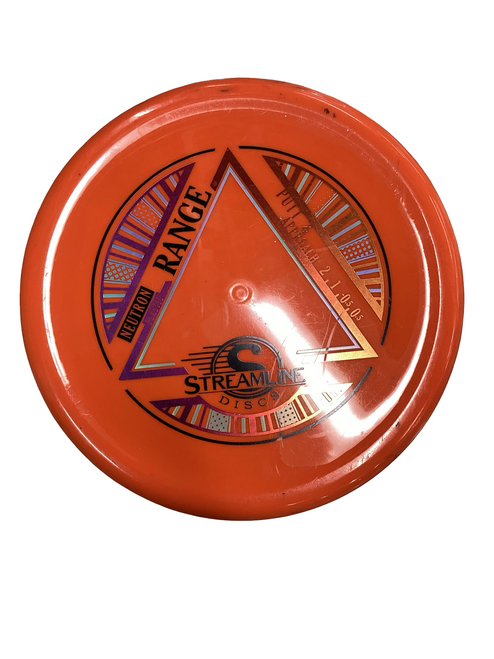 Vist Large View of Product Image Which is Used MVP RANGER Disc Golf Putter Orange