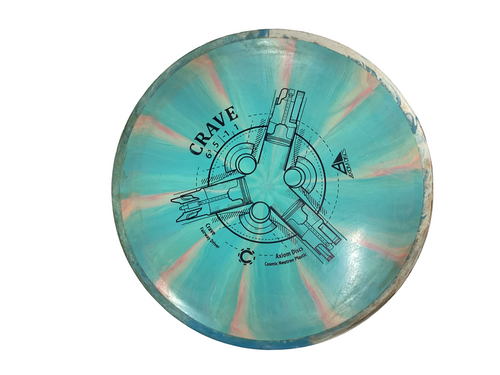 Vist Large View of Product Image Which is Used MVP CRAVE Disc Golf Driver Royal Blue