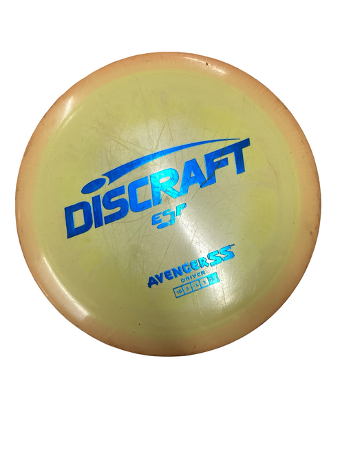 Vist Large View of Product Image Which is Used Discraft AVENGER SS Disc Golf Driver Yellow
