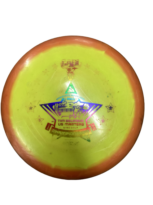 Vist Large View of Product Image Which is Used Innova MAMBA Disc Golf Driver Yellow