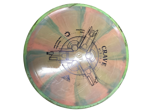 Vist Large View of Product Image Which is Used MVP CRAVE Disc Golf Driver Orange