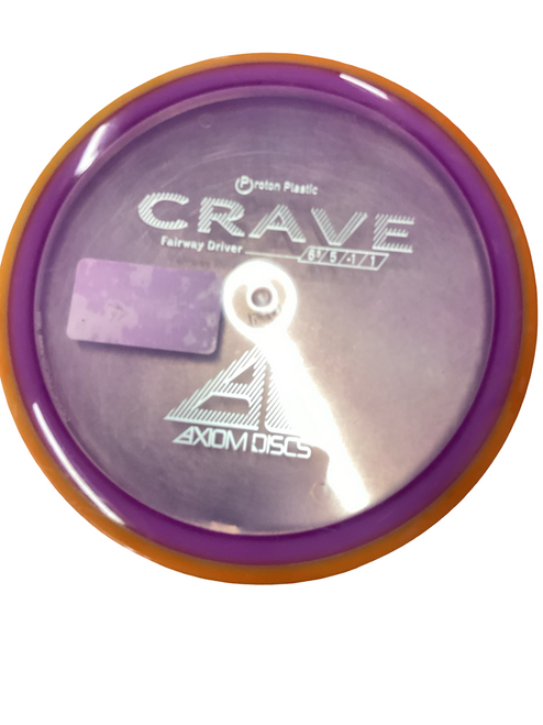 Vist Large View of Product Image Which is Used MVP CRAVE Disc Golf Driver Purple