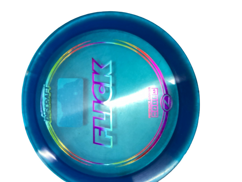 Vist Large View of Product Image Which is Used Discraft FLICK Disc Golf Driver Royal Blue
