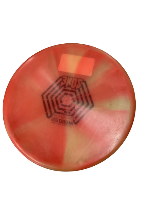 Vist Large View of Product Image Which is Used Discraft ZONE Disc Golf Putter Red