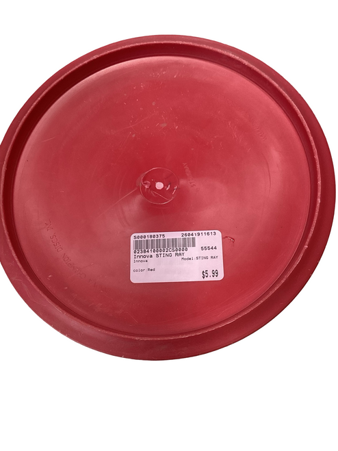 Vist Large View of Product Image Which is Used Innova STING RAY Disc Golf Mid Range Red