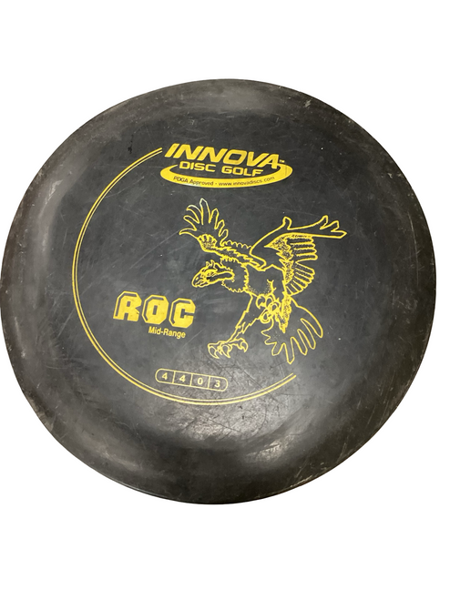 Vist Large View of Product Image Which is Used Innova ROC Disc Golf Mid Range Black