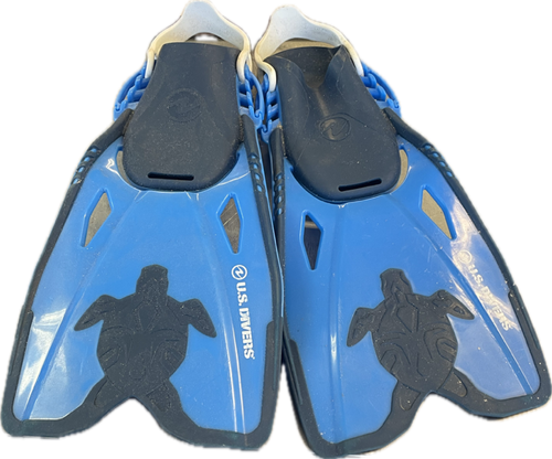 Vist Large View of Product Image Which is Used US Divers Underwater Fins Royal Blue MD