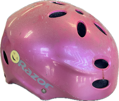 Vist Large View of Product Image Which is Used Razor Skateboard Helmet Pink MD