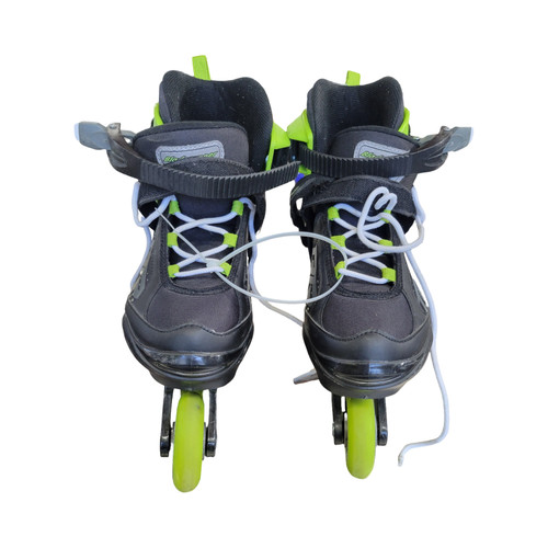 Vist Large View of Product Image Which is Used Bladerunner ADJUSTABLE 2-6 SKATES Junior Rec Fitness Skates Black Adjustable
