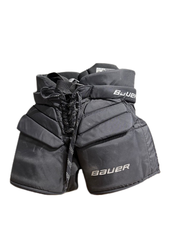 Vist Large View of Product Image Which is Used Bauer THERMO MAX Junior Goalie Pant Black SM
