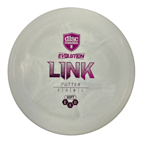 Vist Large View of Product Image Which is Used Discmania EVOLUTION LINK Disc Golf Putter White 176g