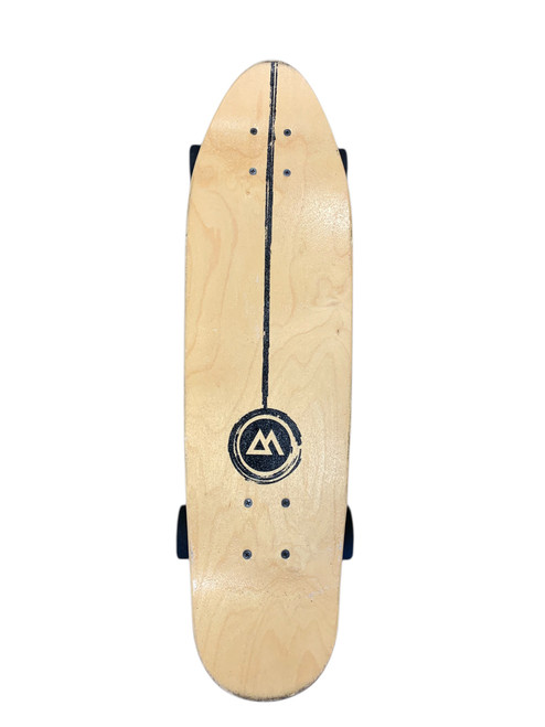Vist Large View of Product Image Which is Used WHITE WAVE BOARD Complete Skateboard None Regular
