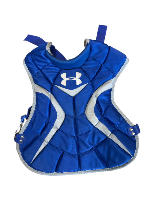 Vist Large View of Product Image Which is Used Under Armour UACP Catchers Chest Protector Royal Blue Youth