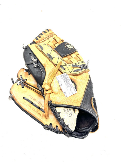 Vist Large View of Product Image Which is Used Wilson PRO SELECT BB/SB Glove LH Throw Brown 11 1/2"