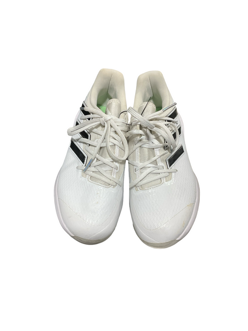 Vist Large View of Product Image Which is Used Adidas WHITE ADIDAS CLEATS BB/SB Cleats White Junior 04.5