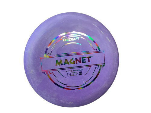 Vist Large View of Product Image Which is Used Discraft MAGNET Disc Golf Putter Purple