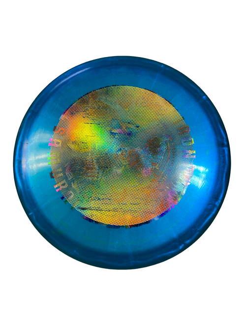 Vist Large View of Product Image Which is Used IRON SAMURAI Disc Golf Putter Royal Blue