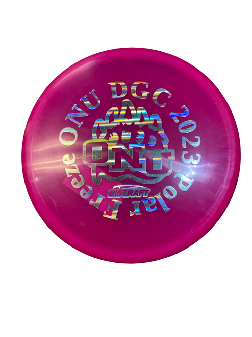 Vist Large View of Product Image Which is Used Discraft ONU DGC Disc Golf Mid Range Pink